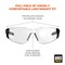 Ergodyne SAGA, Safety Glasses, Clear Lens, Matte Black Frame, Frameless SAGA - alternate 6